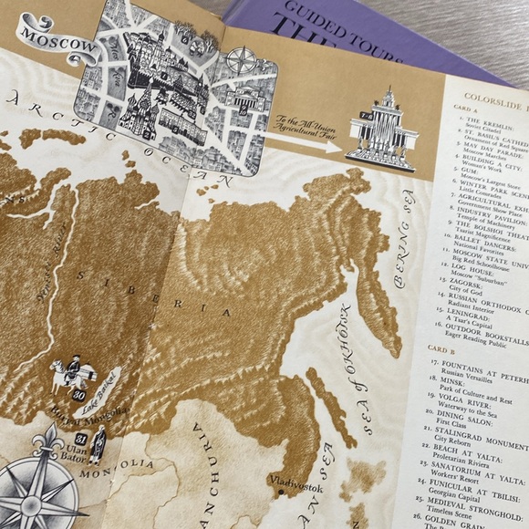 Panorama 1961 Vintage Educational Books Soviet Union - Thailand - The Holy Land - Picture 12 of 13